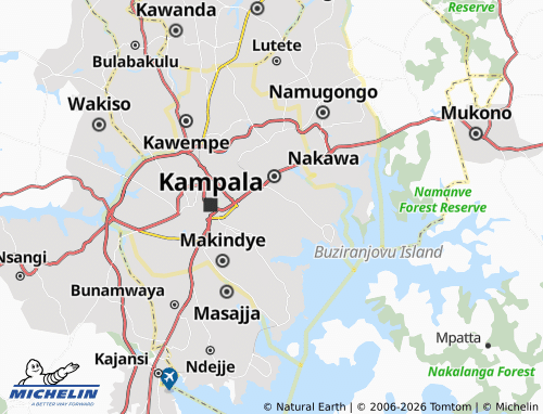 MICHELIN-Landkarte Bugolobi - ViaMichelin