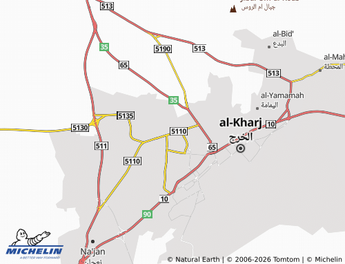 Carte MICHELIN Um al-Sullm - ViaMichelin