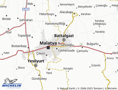 Mappa MICHELIN Akpınar - ViaMichelin