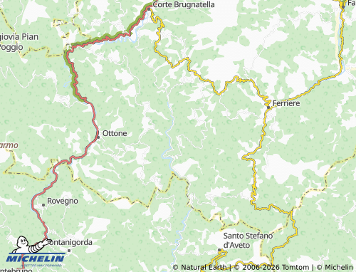 MICHELIN Cattaragna map - ViaMichelin