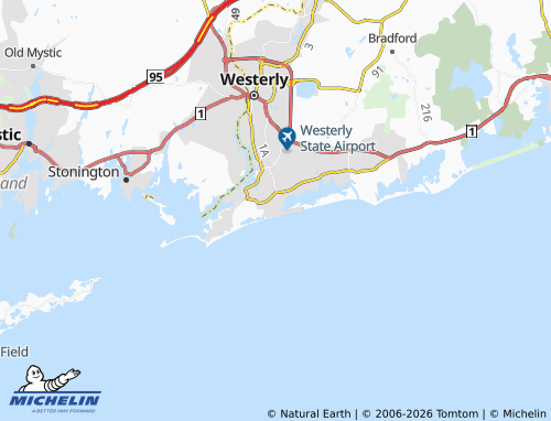 Mappa MICHELIN Misquamicut - ViaMichelin