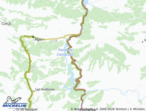 MICHELIN Fontllonga map - ViaMichelin