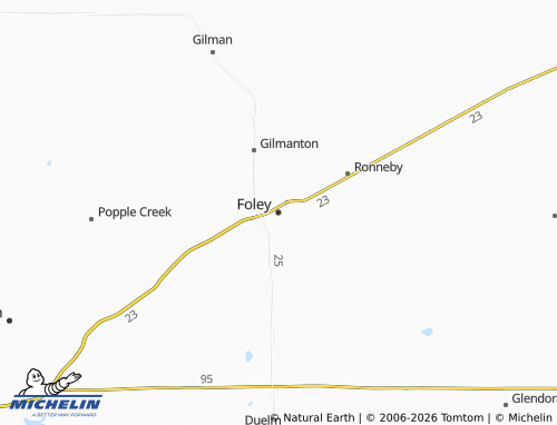 Mappa MICHELIN Foley - ViaMichelin