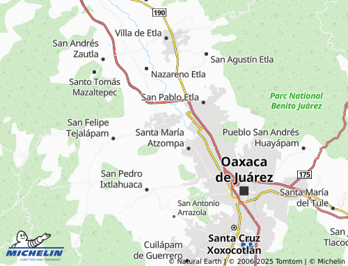 MICHELIN Fraccionamiento Real Santa María map - ViaMichelin