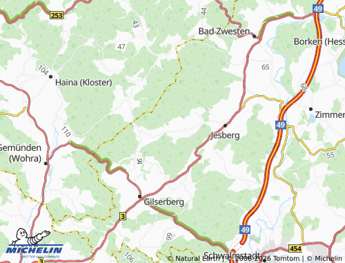 Mapa MICHELIN Densberg - ViaMichelin