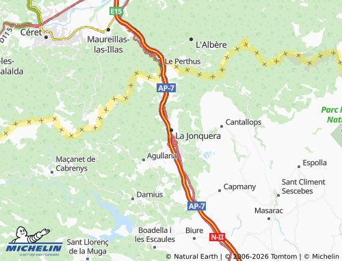 Carte MICHELIN La Jonquera - ViaMichelin