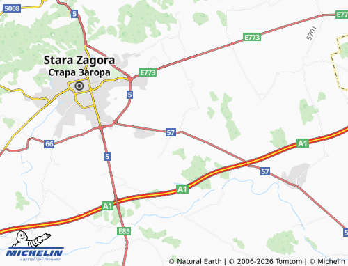 Mapa MICHELIN Mogila - ViaMichelin