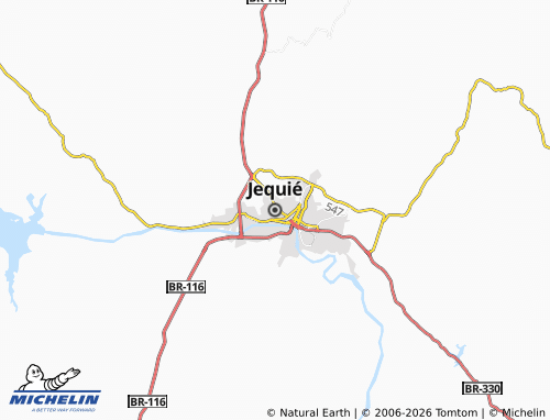 Mapa MICHELIN Jequié - ViaMichelin