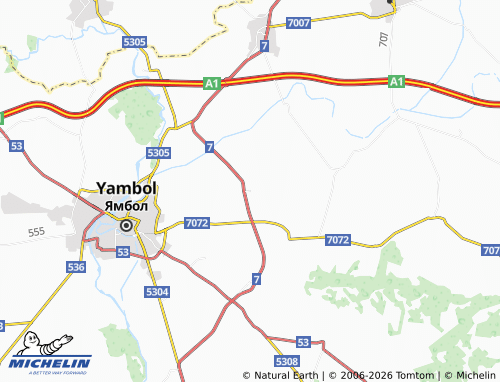 MICHELIN-Landkarte Mogila - ViaMichelin