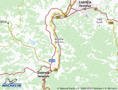 Carte MICHELIN Brasina - ViaMichelin