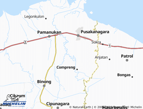 Mapa MICHELIN Bojong Tengah - ViaMichelin