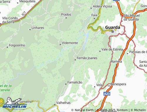 MICHELIN Meios map - ViaMichelin