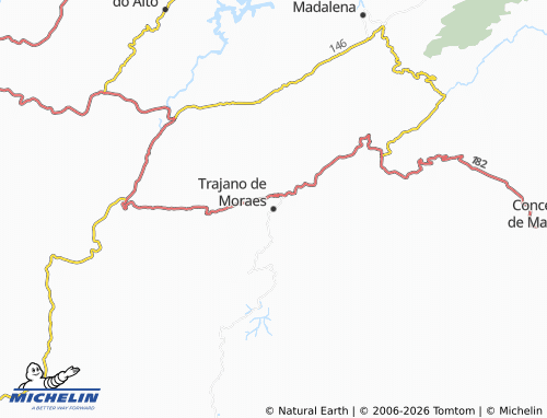 Mappa MICHELIN Trajano de Moraes - ViaMichelin