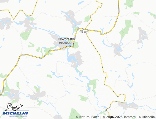 Mappa MICHELIN Babyntsi - ViaMichelin