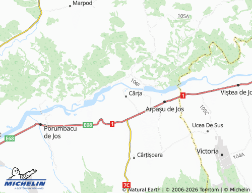 MICHELIN-Landkarte Kerz - ViaMichelin