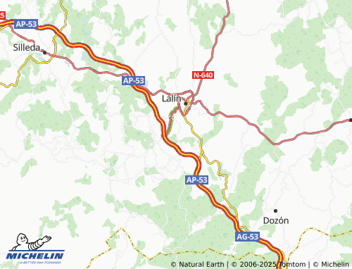 Kaart MICHELIN Moneixiñas - ViaMichelin