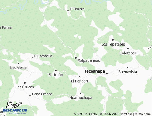Mappa MICHELIN Xalpatlahuac - ViaMichelin