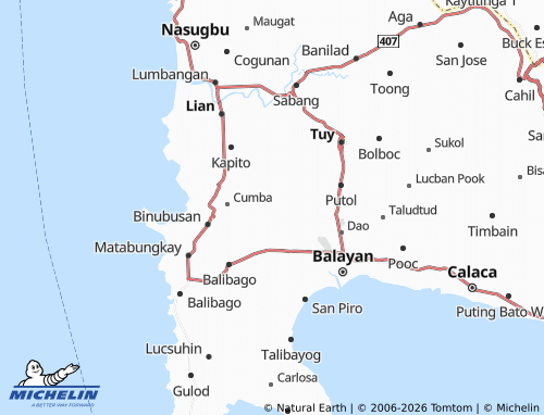 MICHELIN Dilao map - ViaMichelin