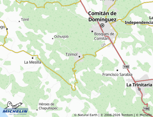 Carte MICHELIN Las Cruces - ViaMichelin