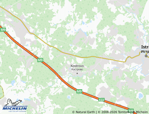 Carte MICHELIN Mukomol 1 - ViaMichelin