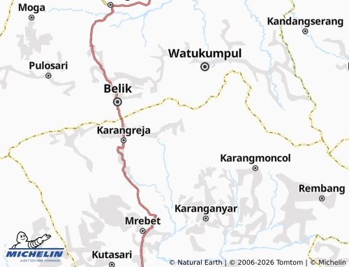 MICHELIN Karangjambu map - ViaMichelin