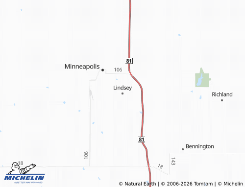 Mappa MICHELIN Lindsey - ViaMichelin