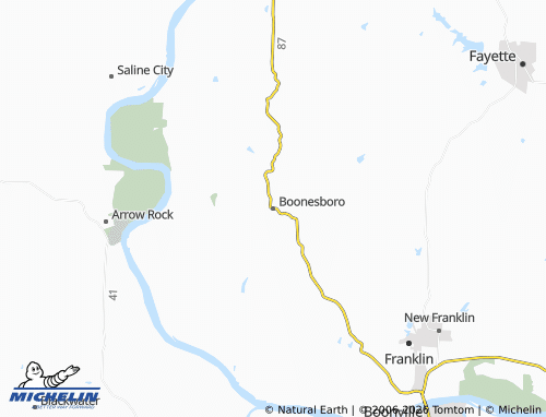 Mapa MICHELIN Boonesboro - ViaMichelin
