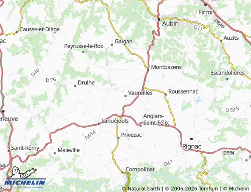 Mappa MICHELIN Vaureilles - ViaMichelin