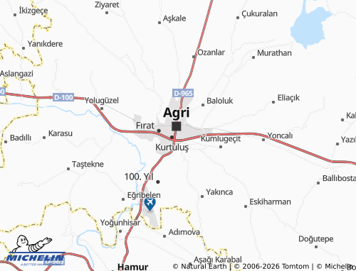 MICHELIN Alpaslan map - ViaMichelin
