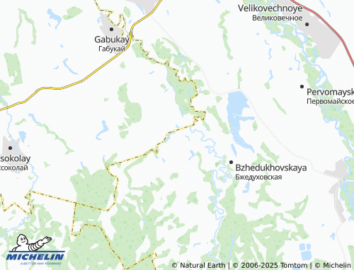 MICHELIN Oktyabr'skaya map - ViaMichelin