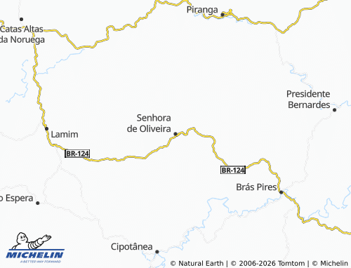 Mapa MICHELIN Senhora de Oliveira - ViaMichelin