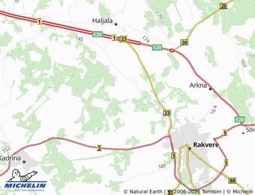 Carte MICHELIN Kloodi - ViaMichelin