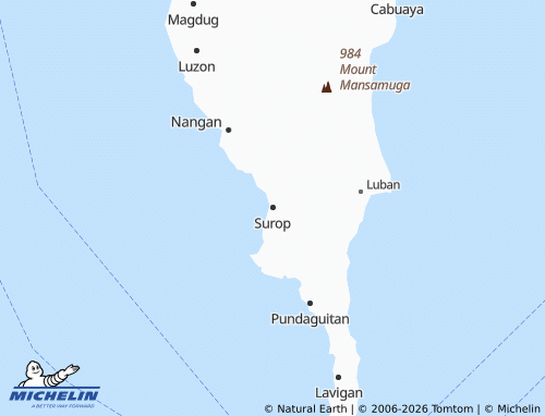MICHELIN Surop map - ViaMichelin