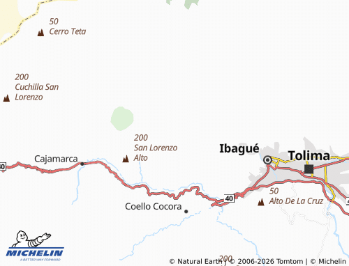 MICHELIN Tapias map - ViaMichelin