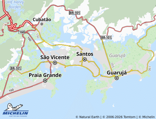Mapa MICHELIN Campo Grande - ViaMichelin