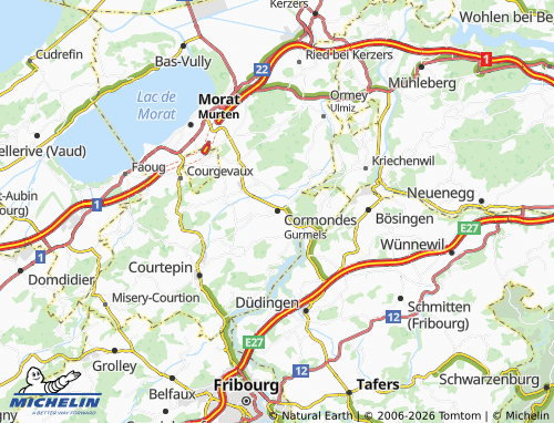Carte MICHELIN Cormondes - ViaMichelin