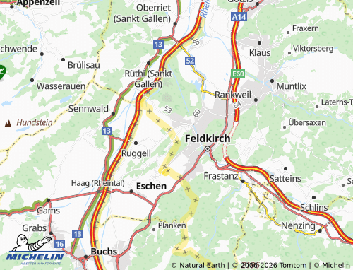 Mapa MICHELIN Oberfresch - ViaMichelin