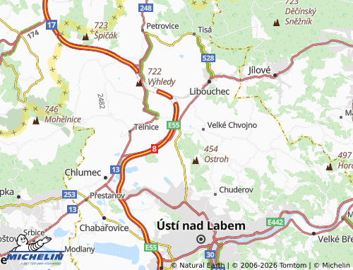 Mapa MICHELIN Žďárek - ViaMichelin