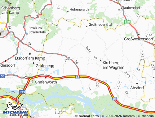 MICHELIN Thürnthal map - ViaMichelin