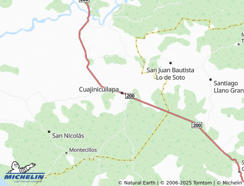 MICHELIN Cuajinicuilapa map - ViaMichelin