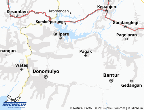 MICHELIN Sumberpetung map - ViaMichelin