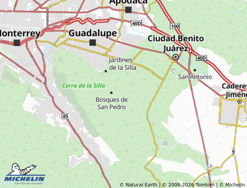 MICHELIN San Roque map - ViaMichelin