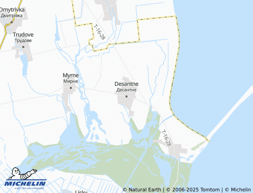 MICHELIN Desantne map - ViaMichelin