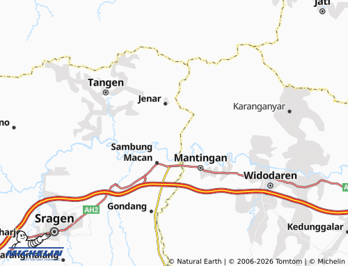MICHELIN-Landkarte Kandang Sapi - ViaMichelin