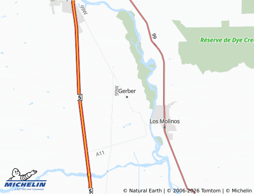 Mapa MICHELIN Gerber - ViaMichelin
