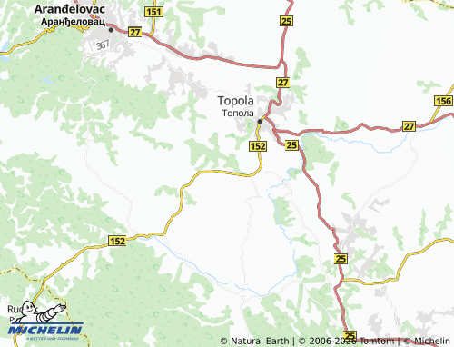 Carte MICHELIN Vinča - ViaMichelin