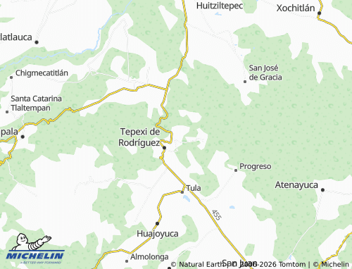 MICHELIN-Landkarte Colonia Morelos - ViaMichelin