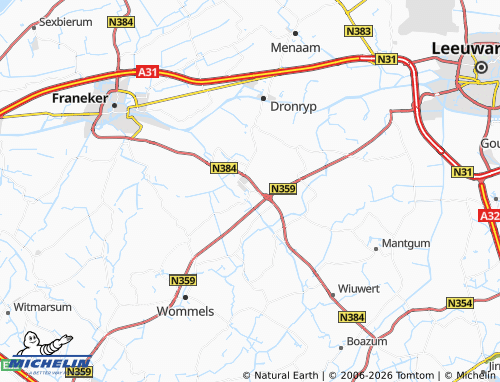 Carte MICHELIN Winsum - ViaMichelin