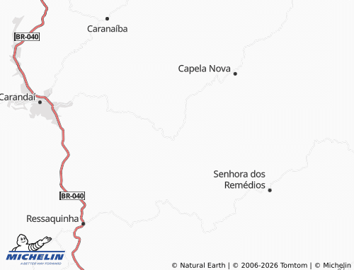 Mappa MICHELIN Palmital dos Carvalhos - ViaMichelin