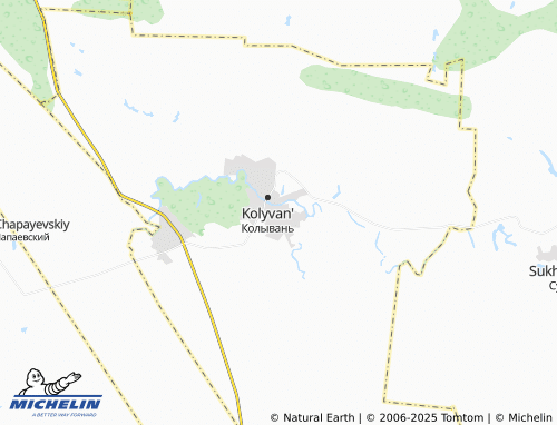 MICHELIN Dergachi map - ViaMichelin